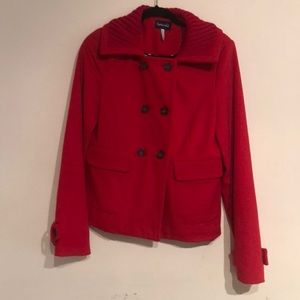 Like new Splendid Red peacoat throwover jacket